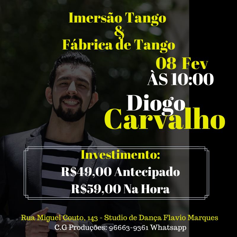 Workshop de Tango - Imersão Tango - Fábrica de Tango