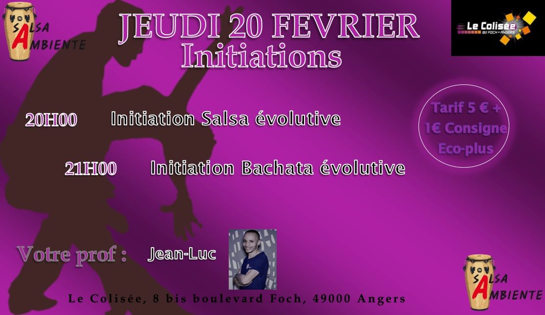 Initiations de Bachata, de Salsa et Cours de Kizomba Et Semba