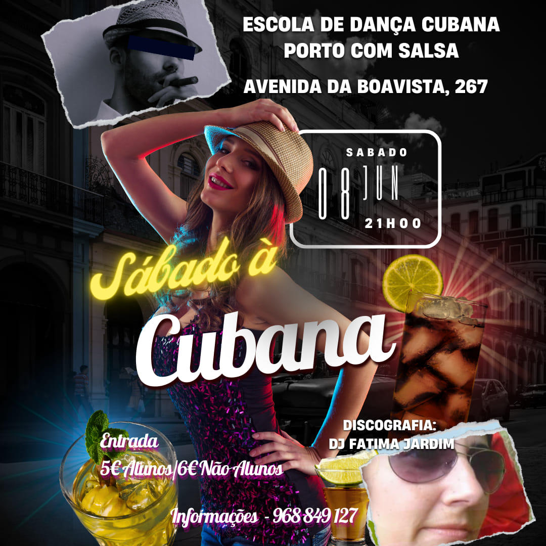SÁBADO À CUBANA • FESTA "PORTO COM SALSA"