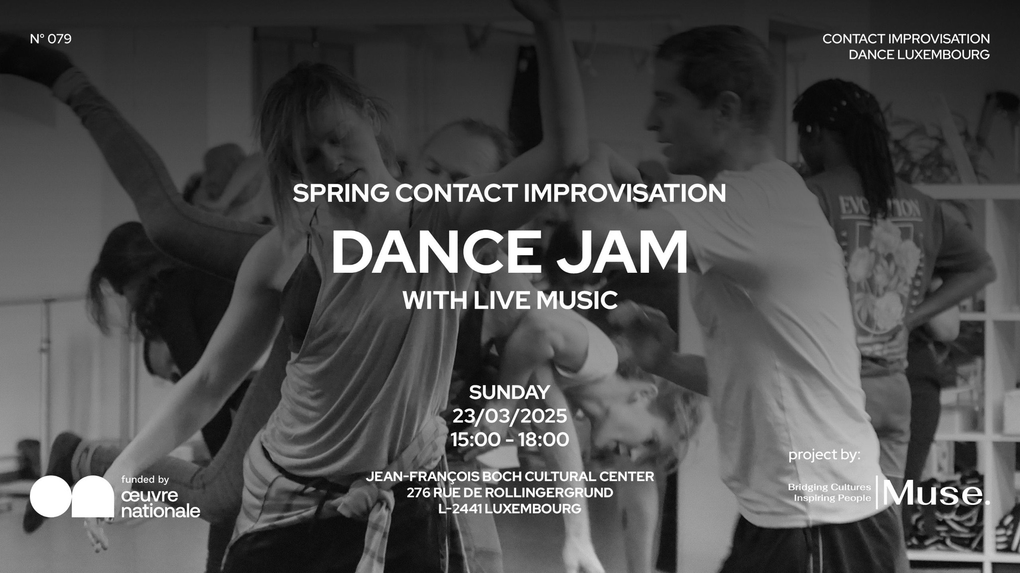 Spring Contact Improvisation Dance Jam with LIVE MUSIC