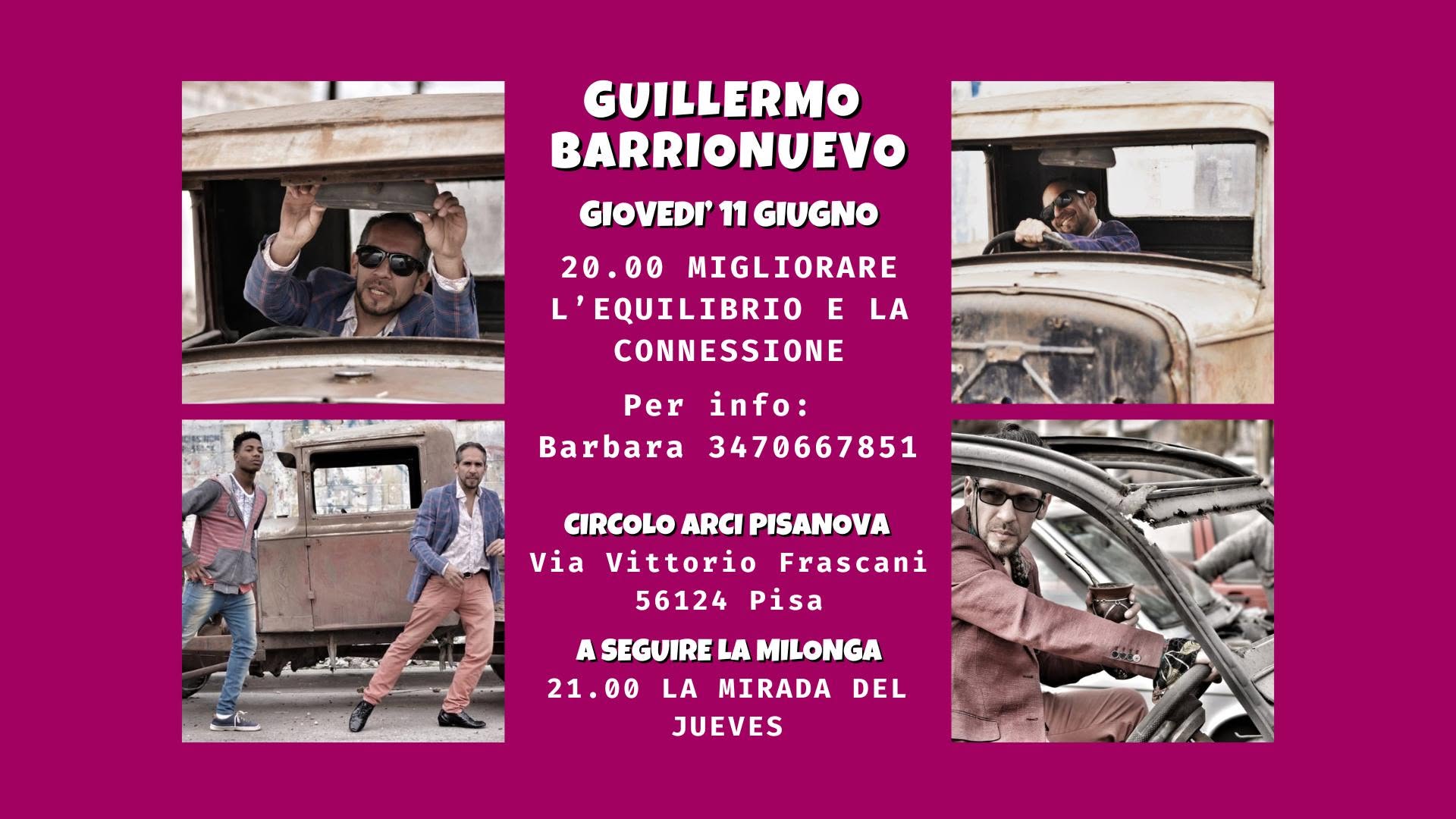 Guillermo Barrionuevo "el peque" a Pisa