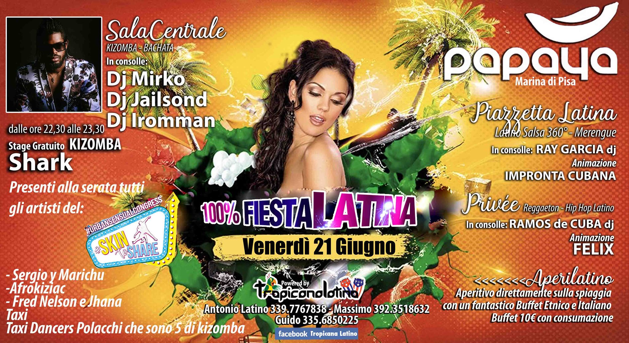 100% FestaLatina SerataDiGala al Papaya