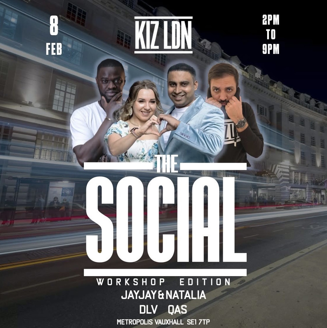KIZ LDN: THE SOCIAL FEAT. THE WORKSHOP WITH JAYJAY & NATALIA