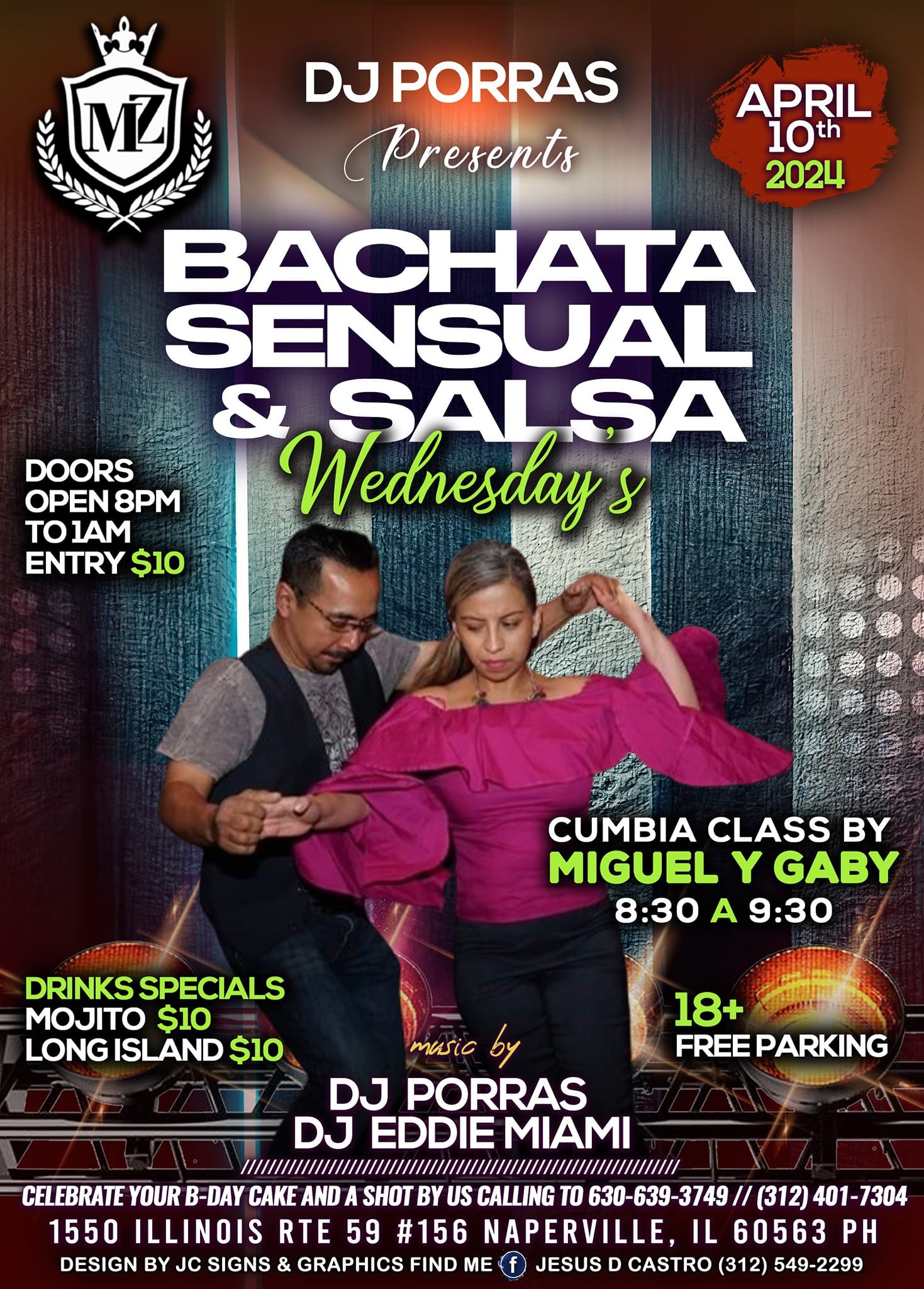Bachata Sensual & Salsa Wednesdays
