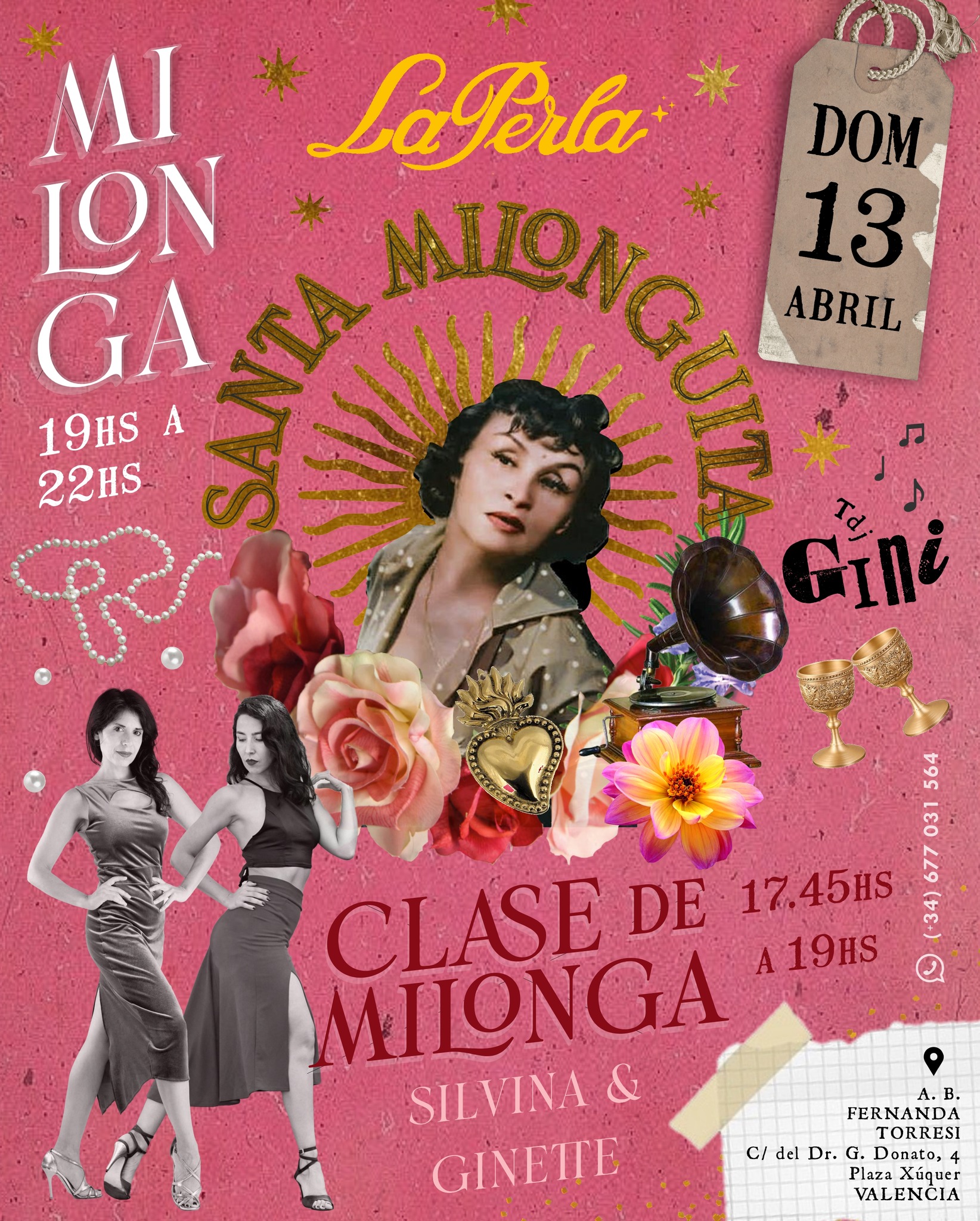 🎶 ¡Milonga! 🫧 La Perla ✨🕯️ Santa Milonguita ❤️🔥 ed. Abril