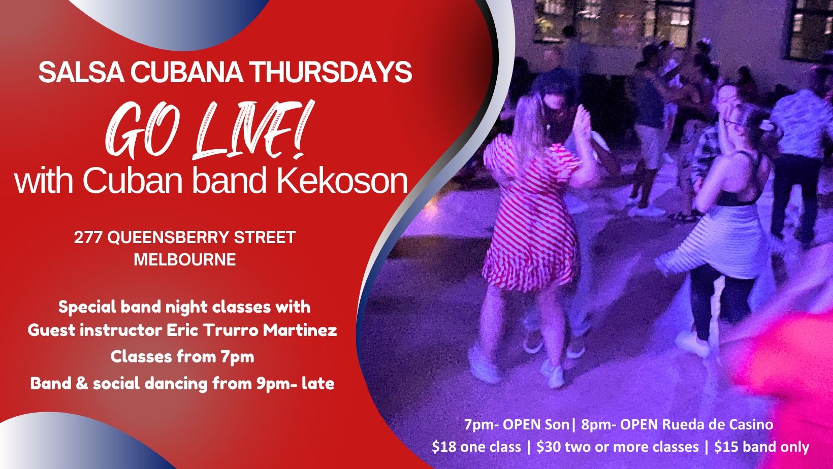 Salsa Thursdays GO LIVE in SEP!