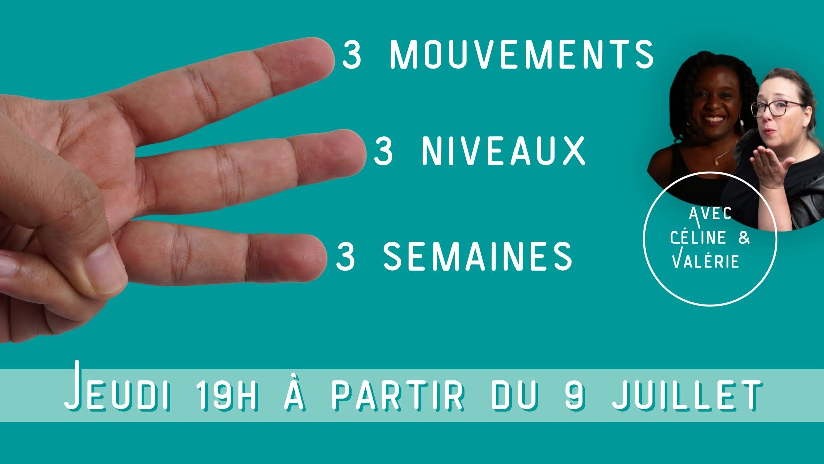 Atelier d'été WCS: 3 mouvements - 3 niveaux - 3 semaines