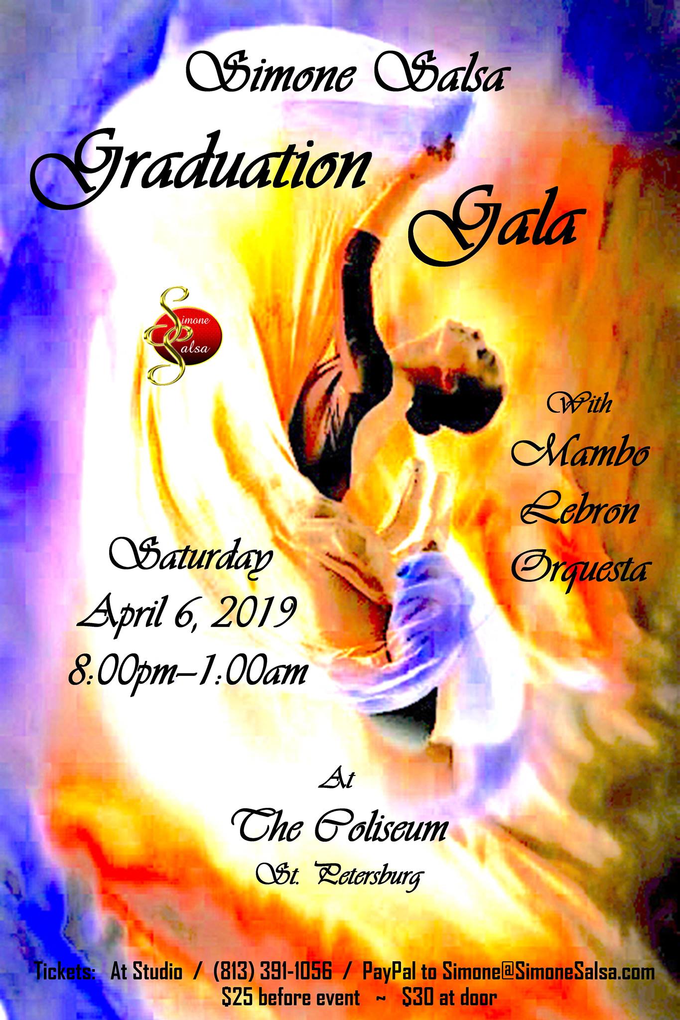 Simone Salsa Graduation Gala, April 6