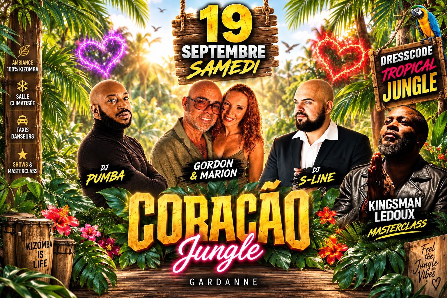 Coraçao coraçao 💙 édition Jungle