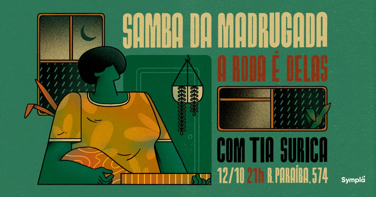 Samba da Madrugada - A Roda é dELAS com Tia Surica.