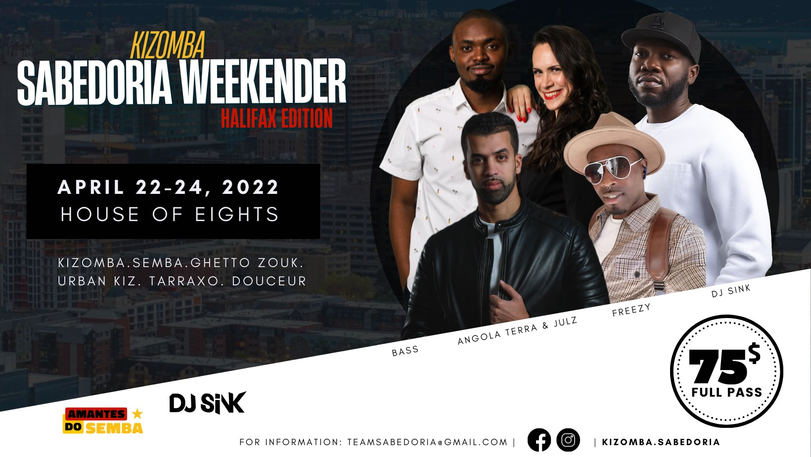 Kizomba Sabedoria Weekender : Halifax Edition