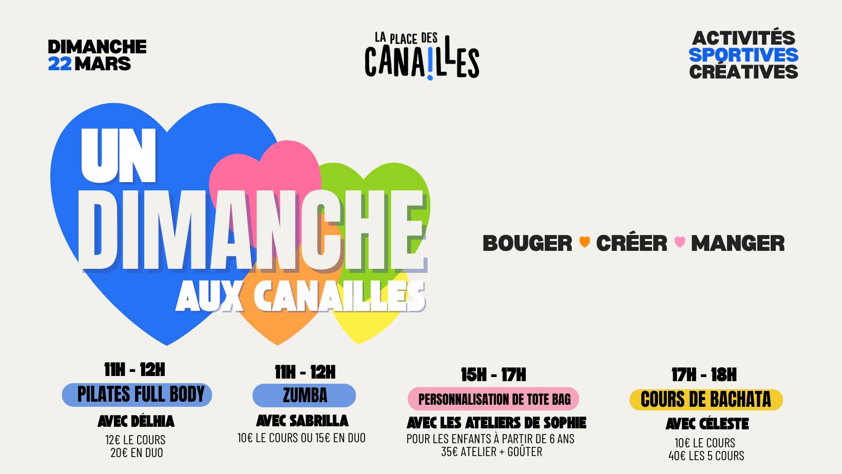 UN DIMANCHE AUX CANAILLES - Dimanche 22 Mars