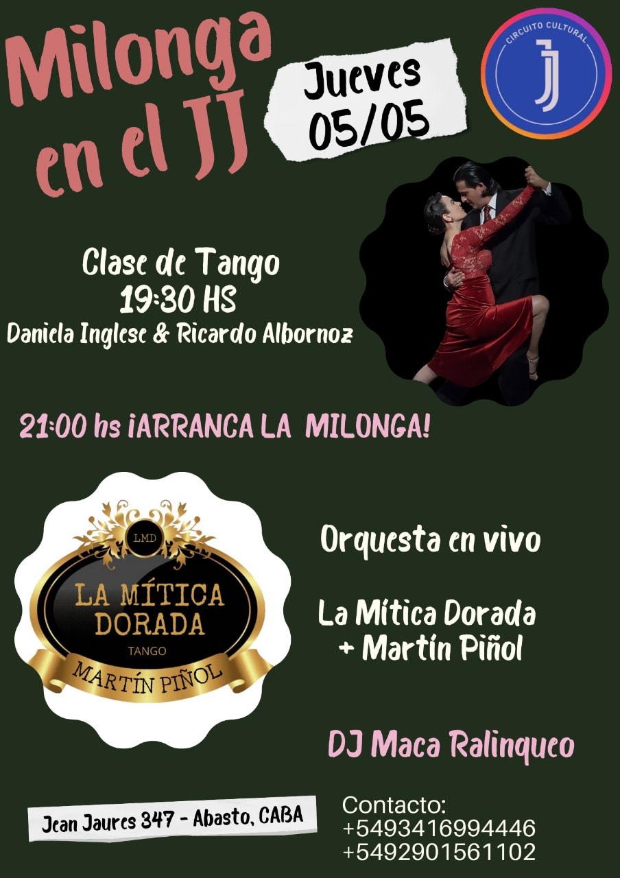 "Milonga en el JJ" Orquesta VIVO