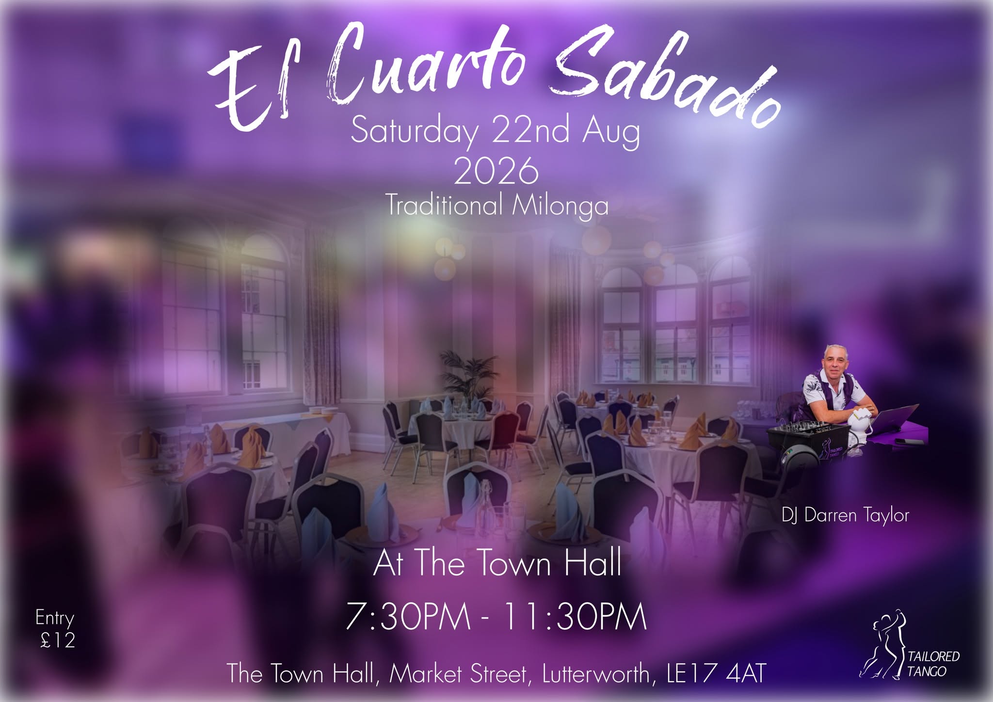 El Cuarto Sabado AUG 2026 at the Town Hall