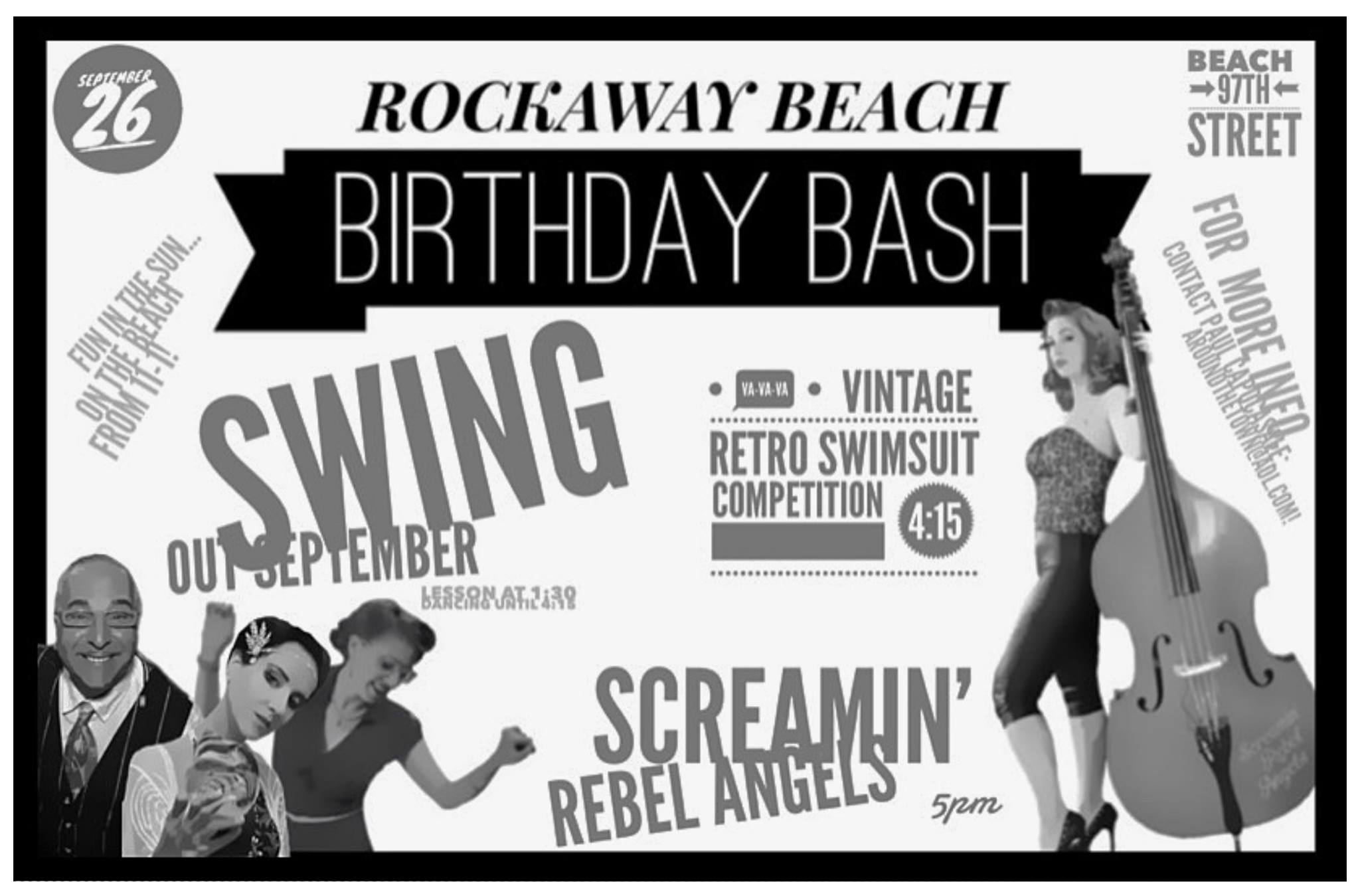 Screamin' Rebel Angels Live PLUS Swing Dancing Lessons and a Vintage Swimwear Contest!