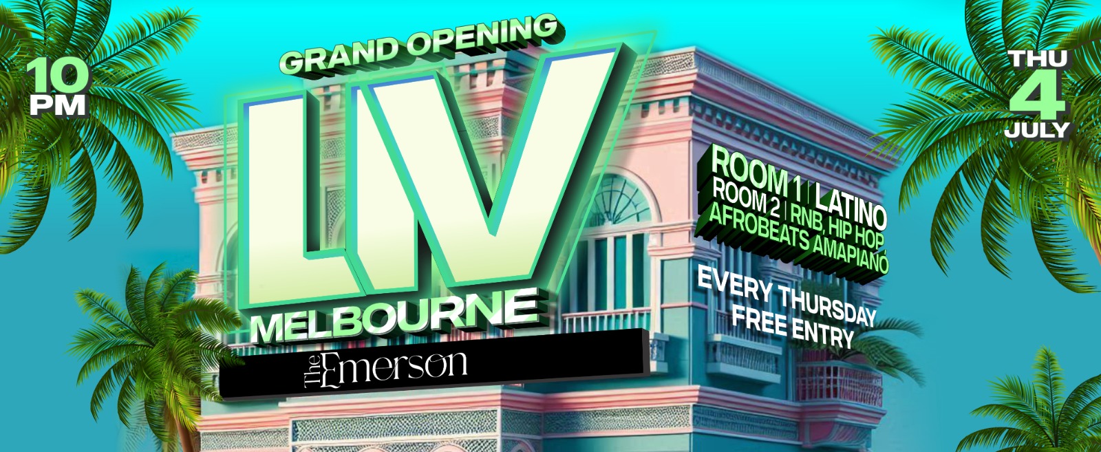 Liv Thursdays - Grand Opening 2 Rooms - Latino & RnB