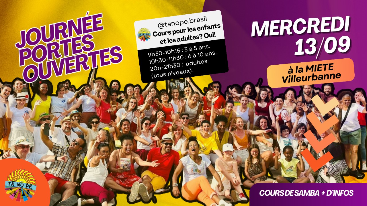 Journée Portes Ouvertes - Tá no Pé - 13 septembre