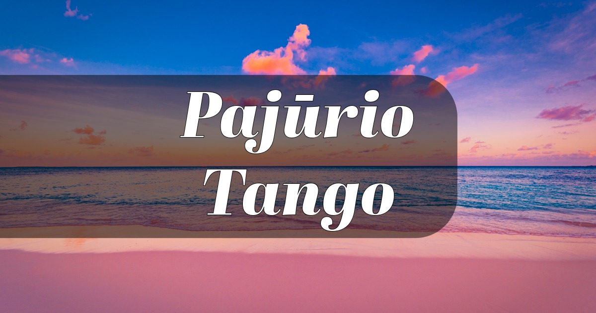 Argentinietiško Tango Šokio Pamokos Klaipėda #6