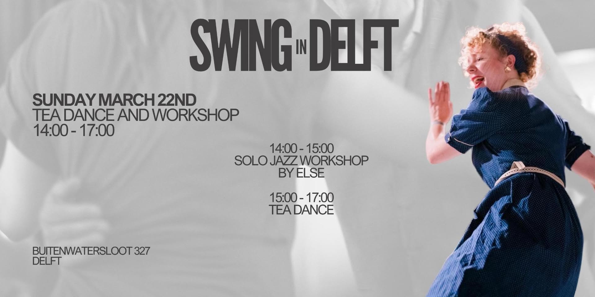 Swing in Delft - Tea Dance and Workshop March 22nd