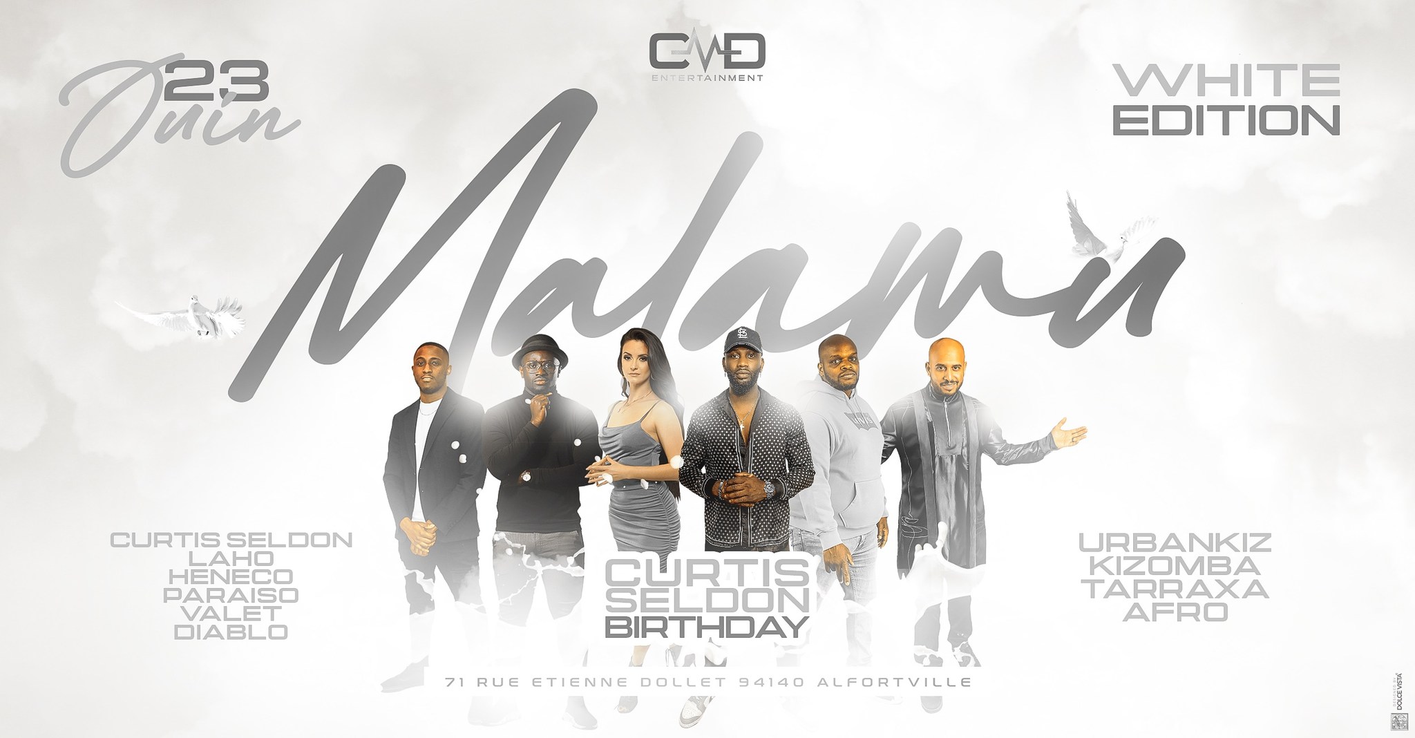 MALAMU CURTIS SELDON BIRTHDAY WHITE EDITION