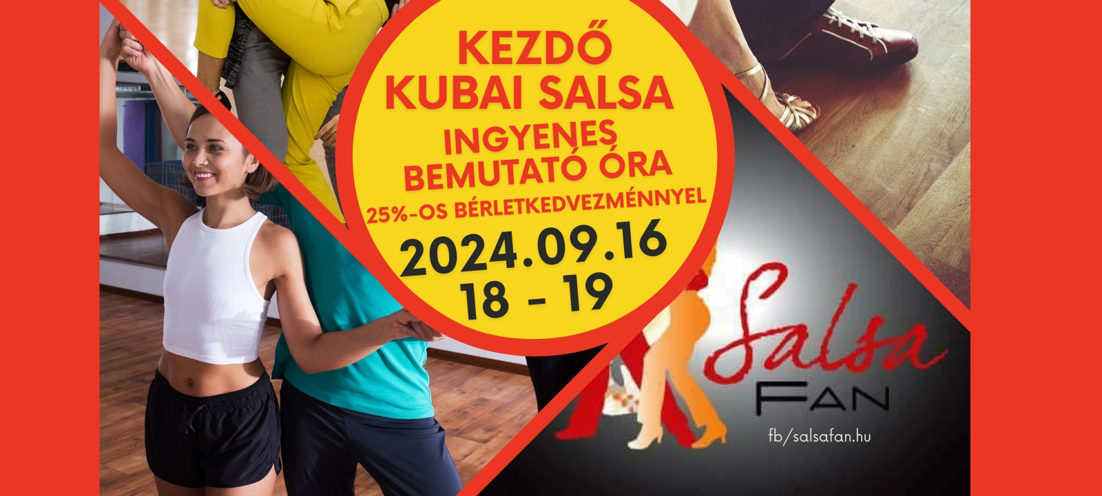 Kubai salsa kezdőknek, ingyenes bemutató óra, 25%-os bérletakcióval