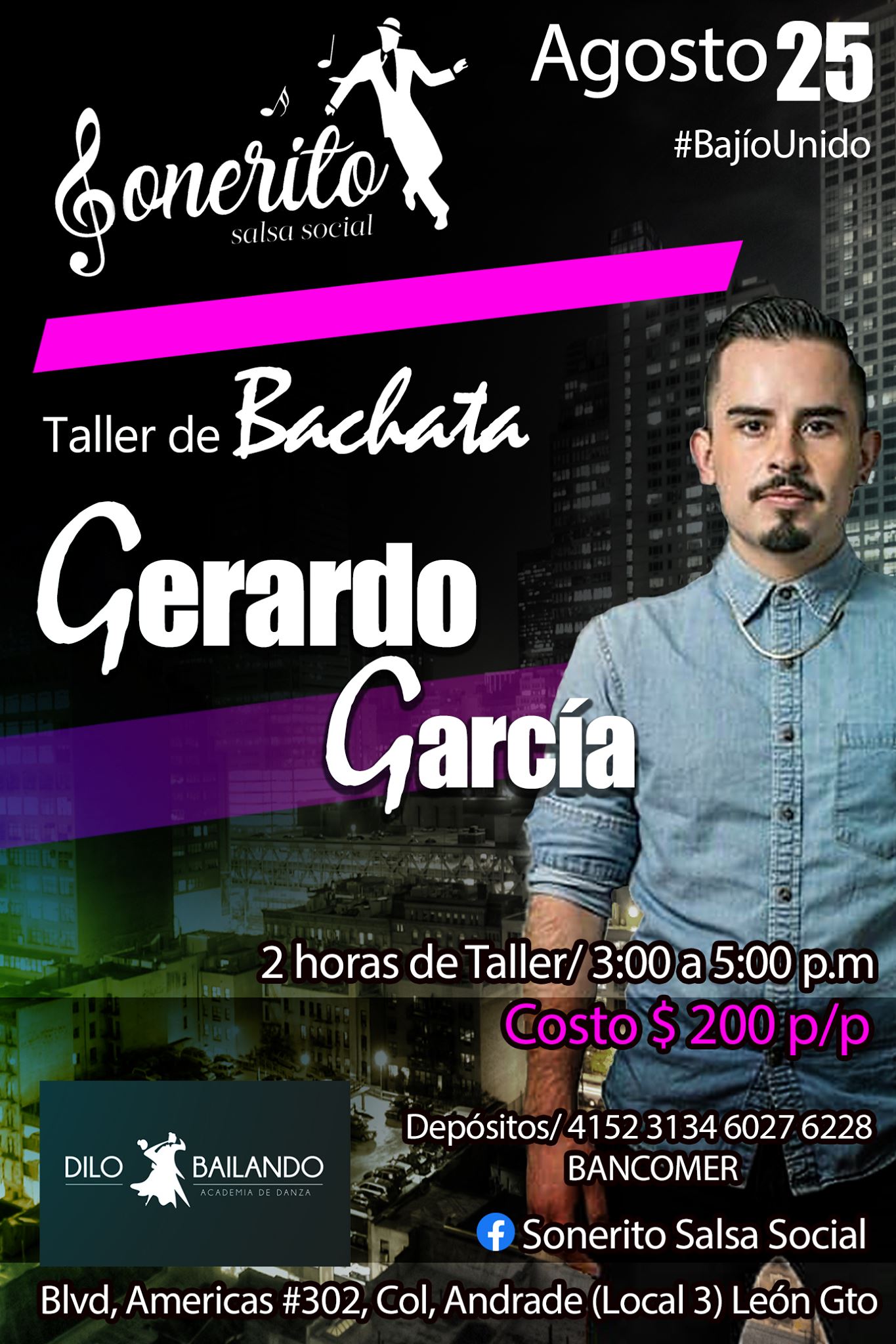 Taller Bachata con Gerardo García