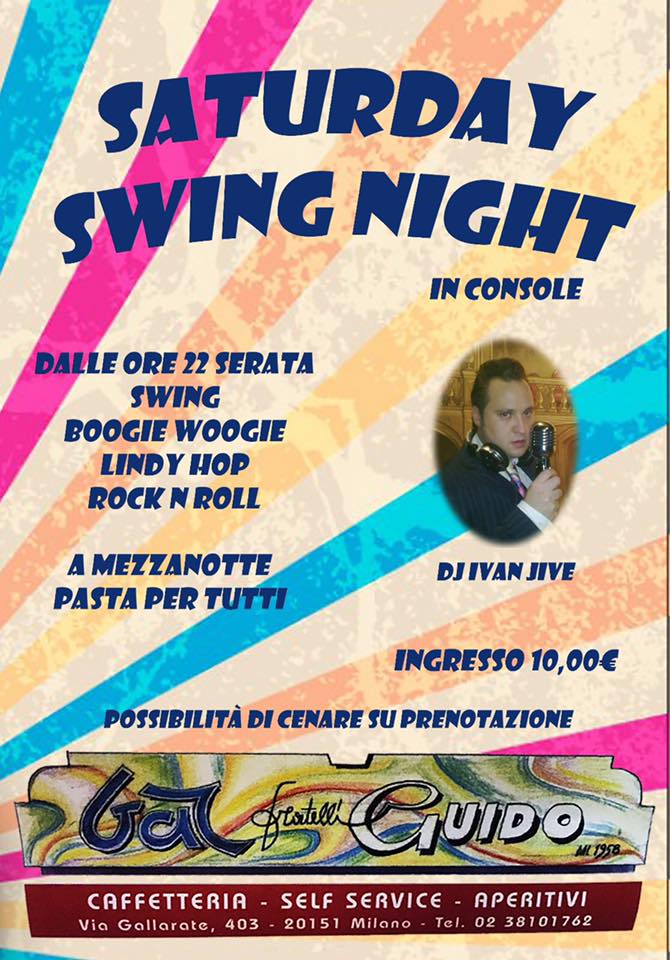Saturday swing night