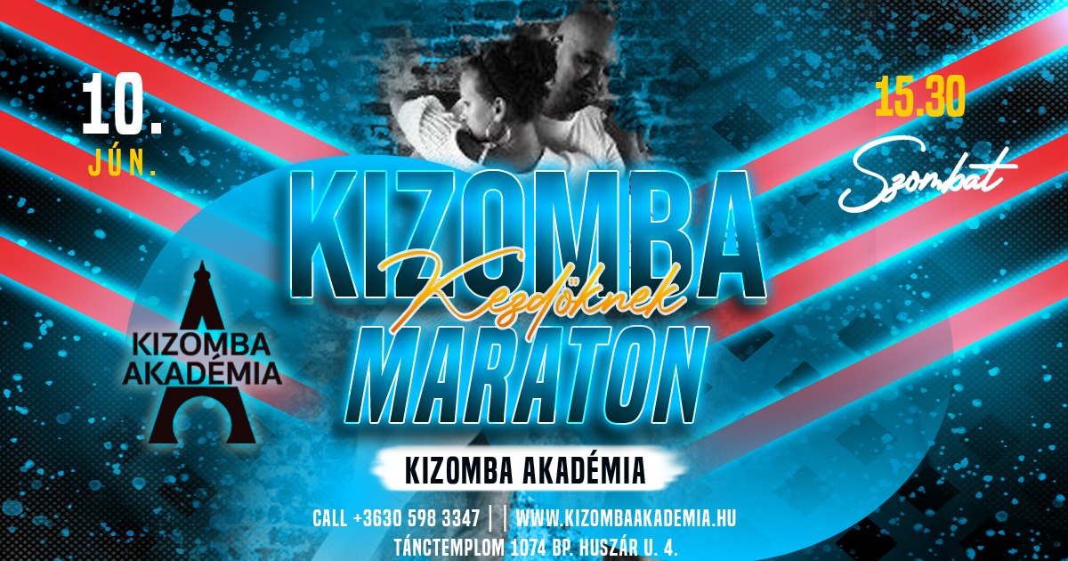 Kizomba Maraton Kezdőknek - Intenzív szombati kizomba kurzus