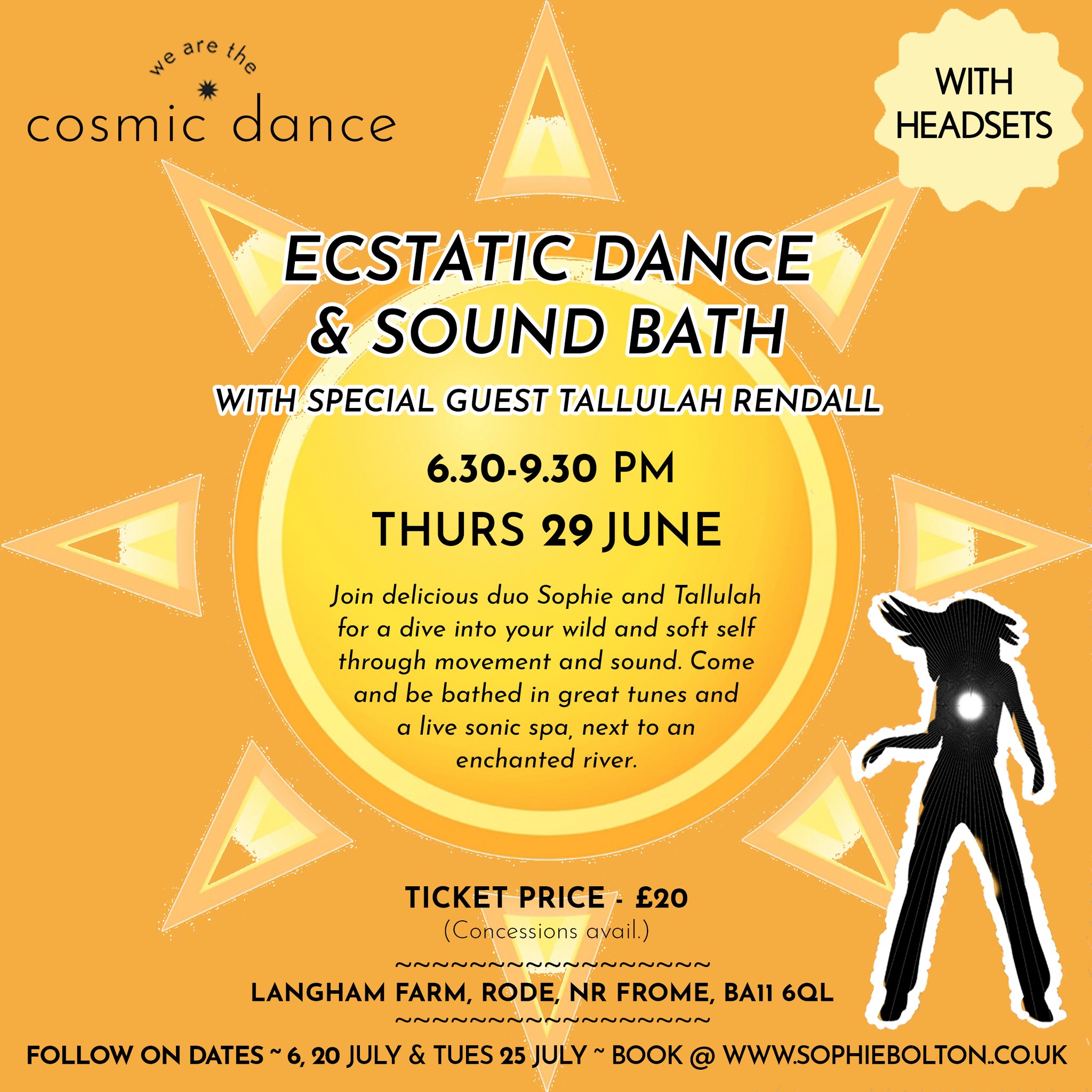 Cosmic Dance - Ecstatic Dance & Sound Bath with Tallulah Rendall