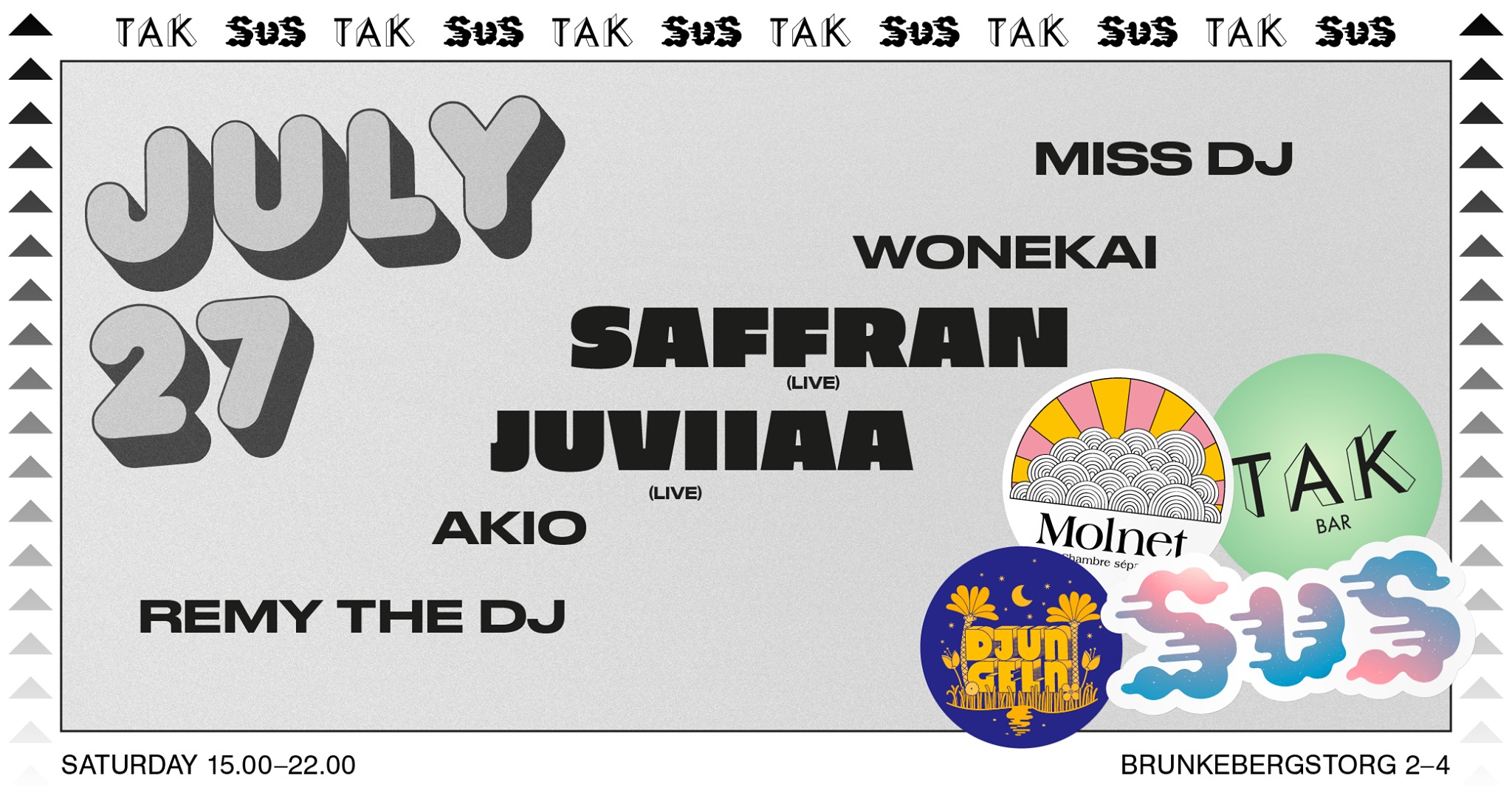 ▲ SUS ▲ Urban (D)Jungle Party ▲ July 27