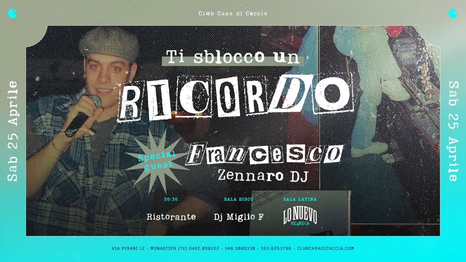 TI SBLOCCO UN RICORDO!!!_SABATO 25 APRILE