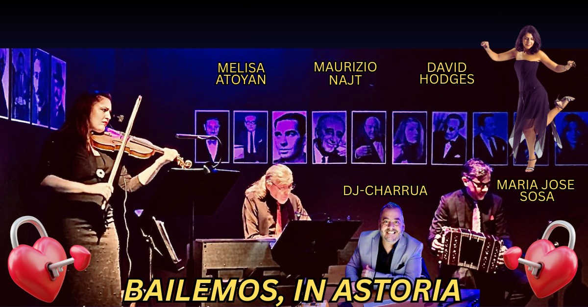OPEN YOUR HEART @BAILEMOS, IN ASTORIA -NajTanGoTrío-Class:Maria Jose-DJ Charrua-Danzate by Patricia!