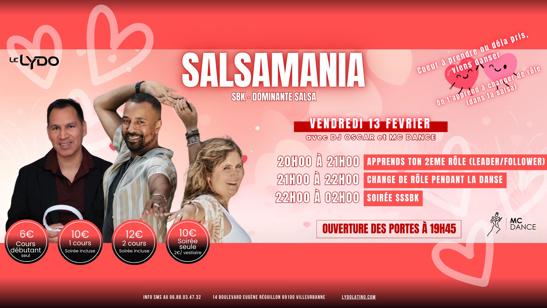 Salsamania au Lydo (Salsa) - Special St Valentin