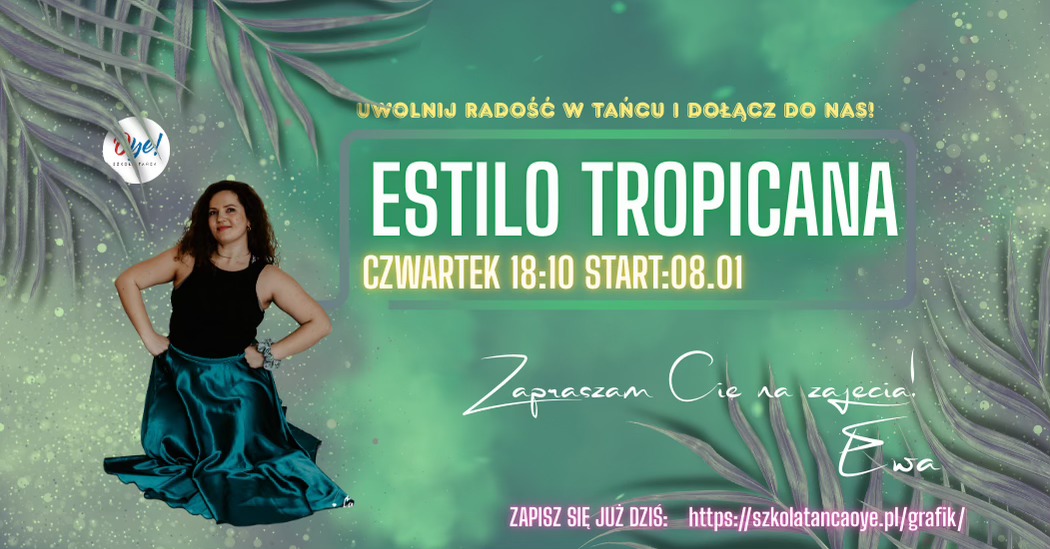 Estilo Tropicana Dla tańczących Salsę
