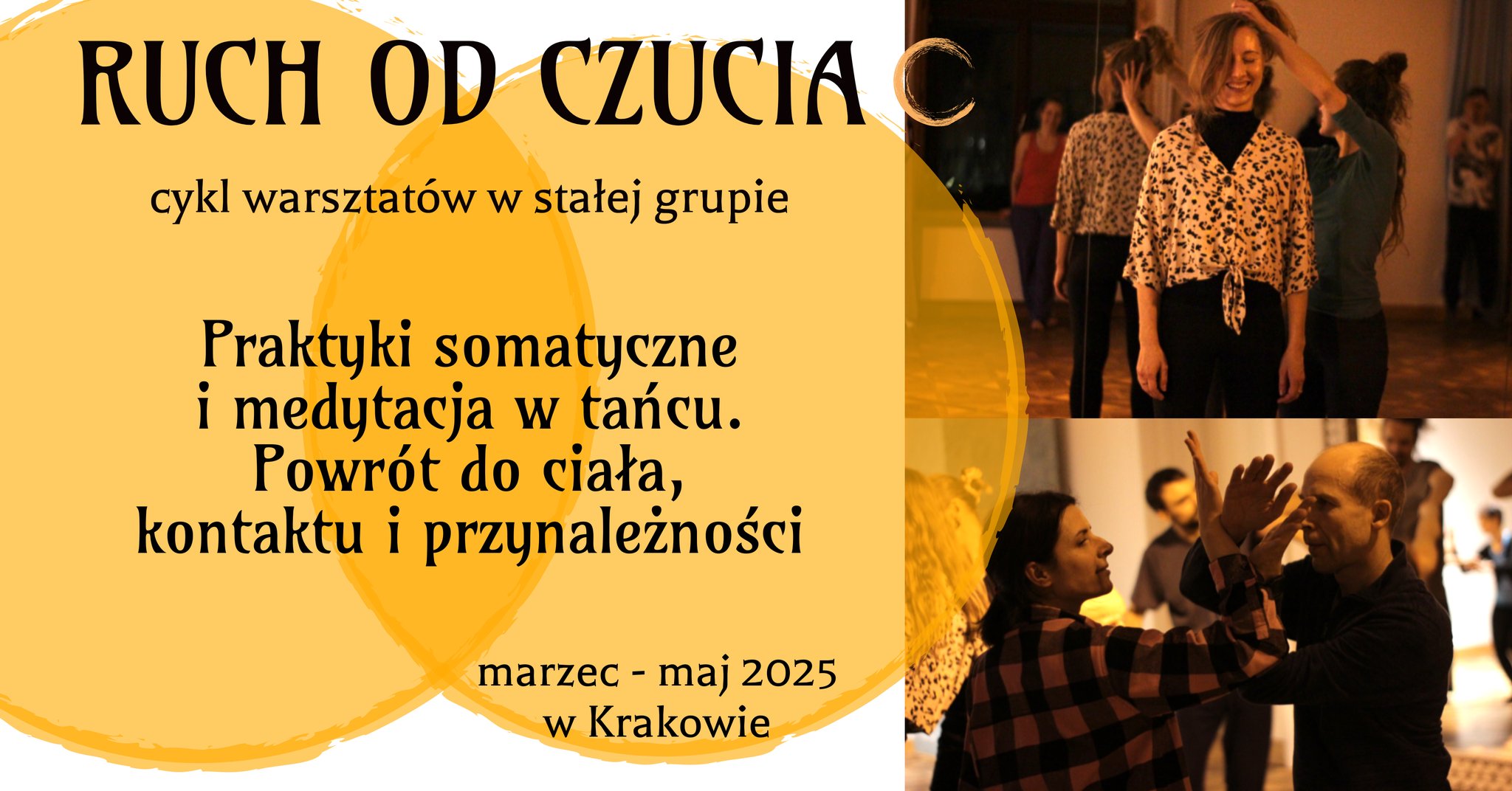 Ruch od czucia - otwarte warsztaty 11 marca- zapisy trwają! (Grupa na cykl pełna)