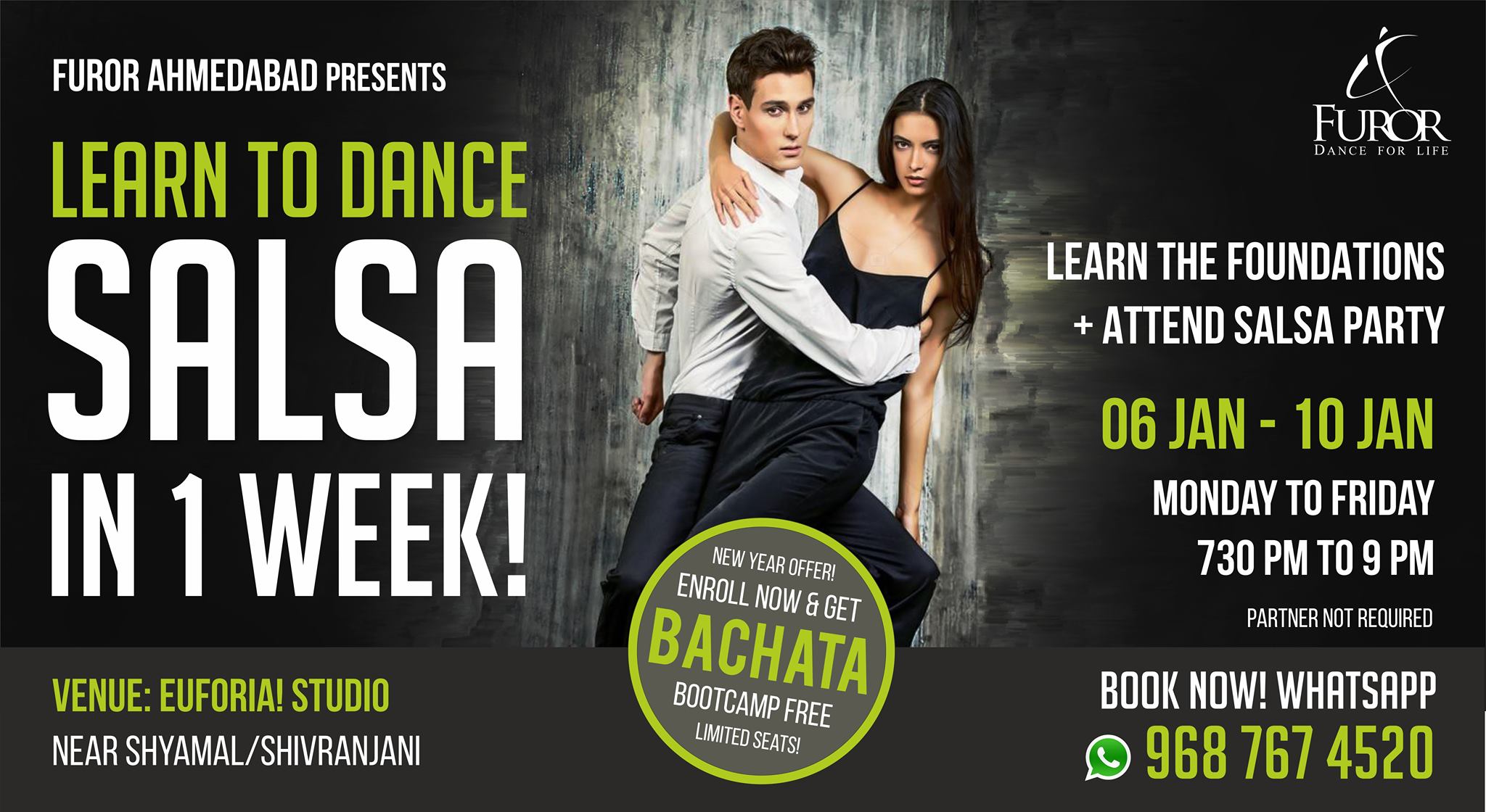 Learn To Dance SALSA In A Week! (New Year Offer)