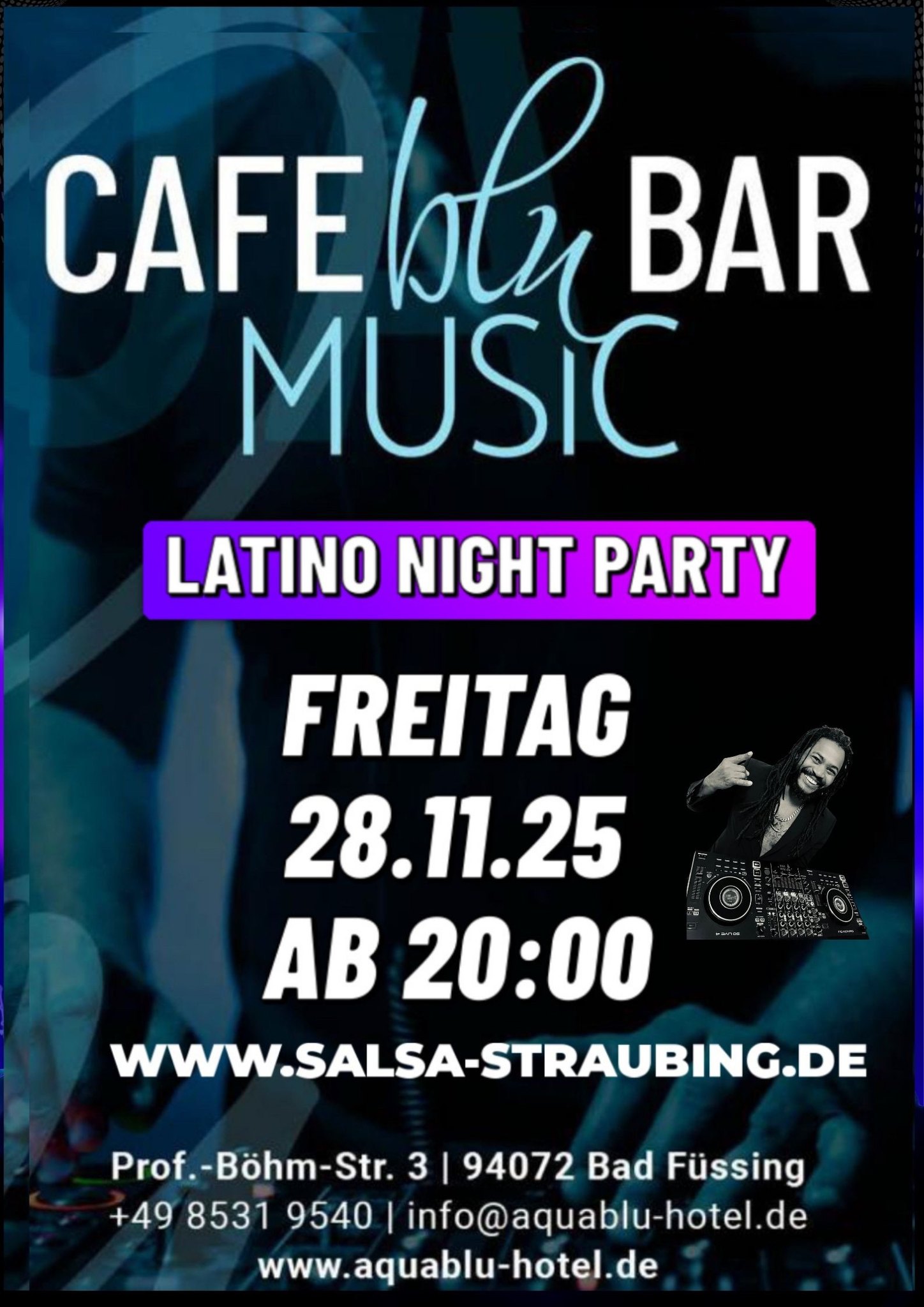 Latino Night Party AQUABLUHOTEL
