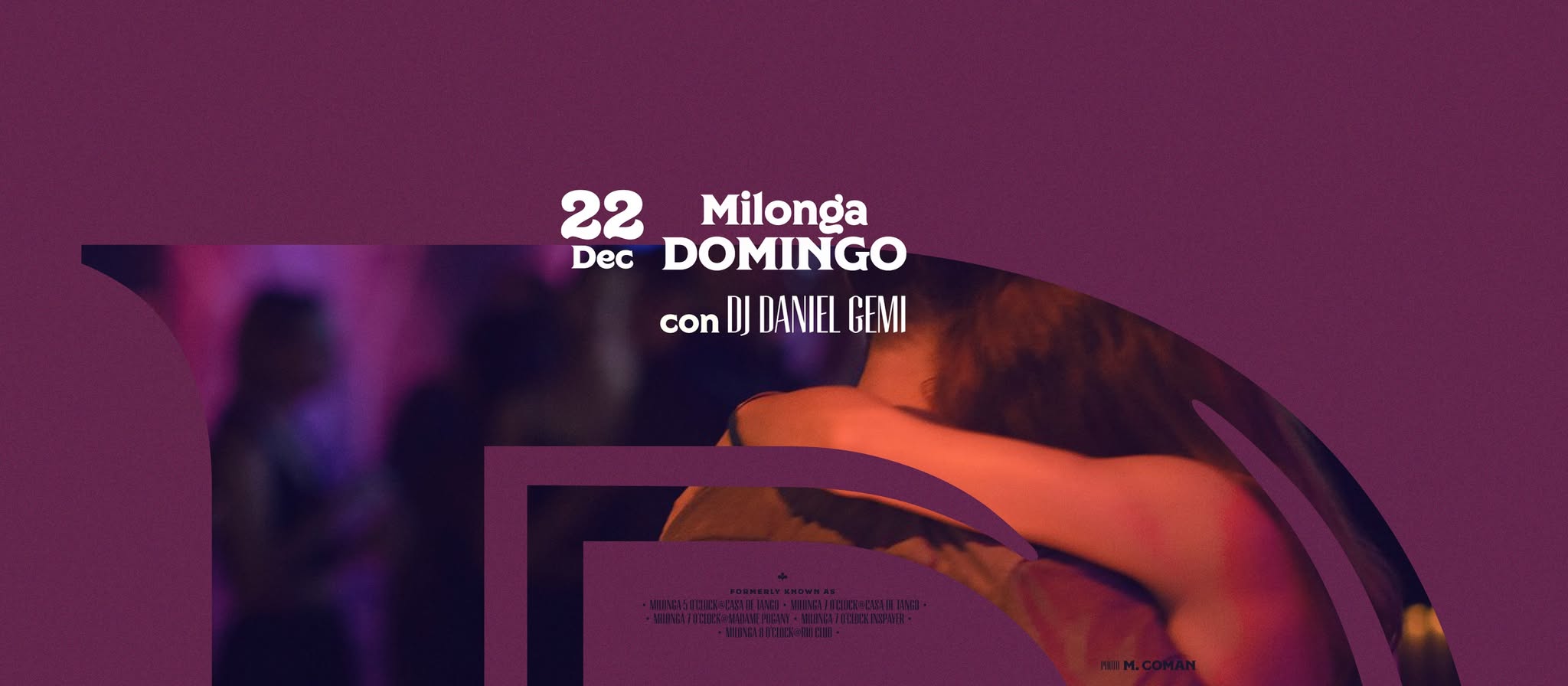 Milonga DOMINGO 22 Decembrie
