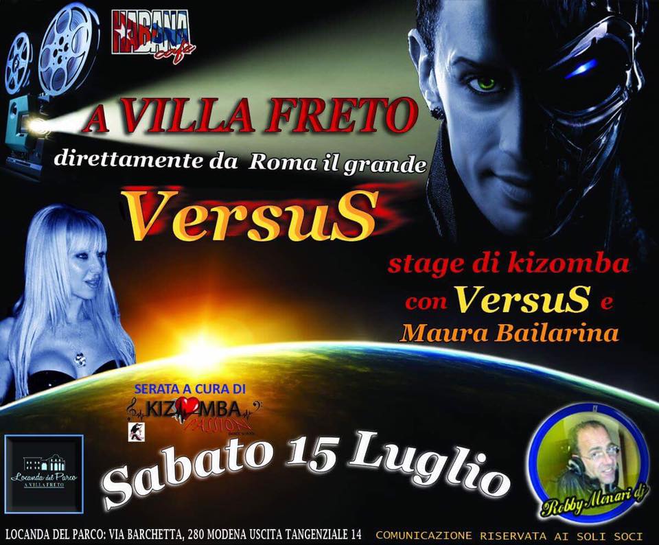Versus da Roma a Villa Freto
