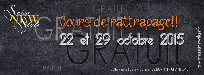 Cours de rattrapage de rentrée!!