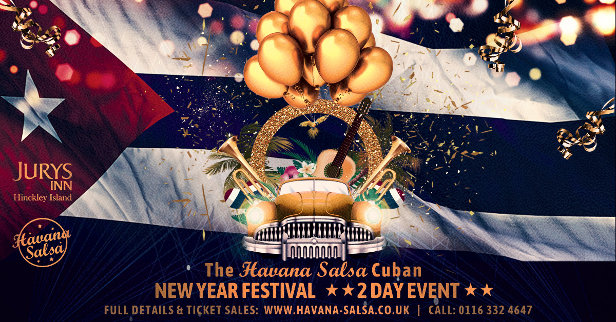★★★ THE HAVANA SALSA 5 ROOM NEW YEAR 2 DAY FESTIVAL 2022 23 ★★★ Workshops Shows Fiesta 5 Rooms