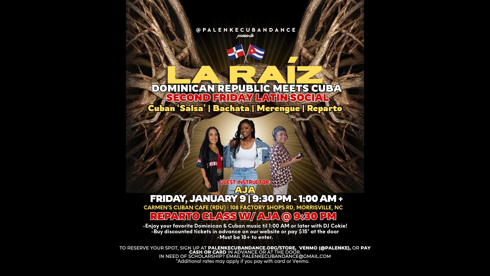 La Raíz - Second Friday Latin Social ft. Reparto Class by Aja