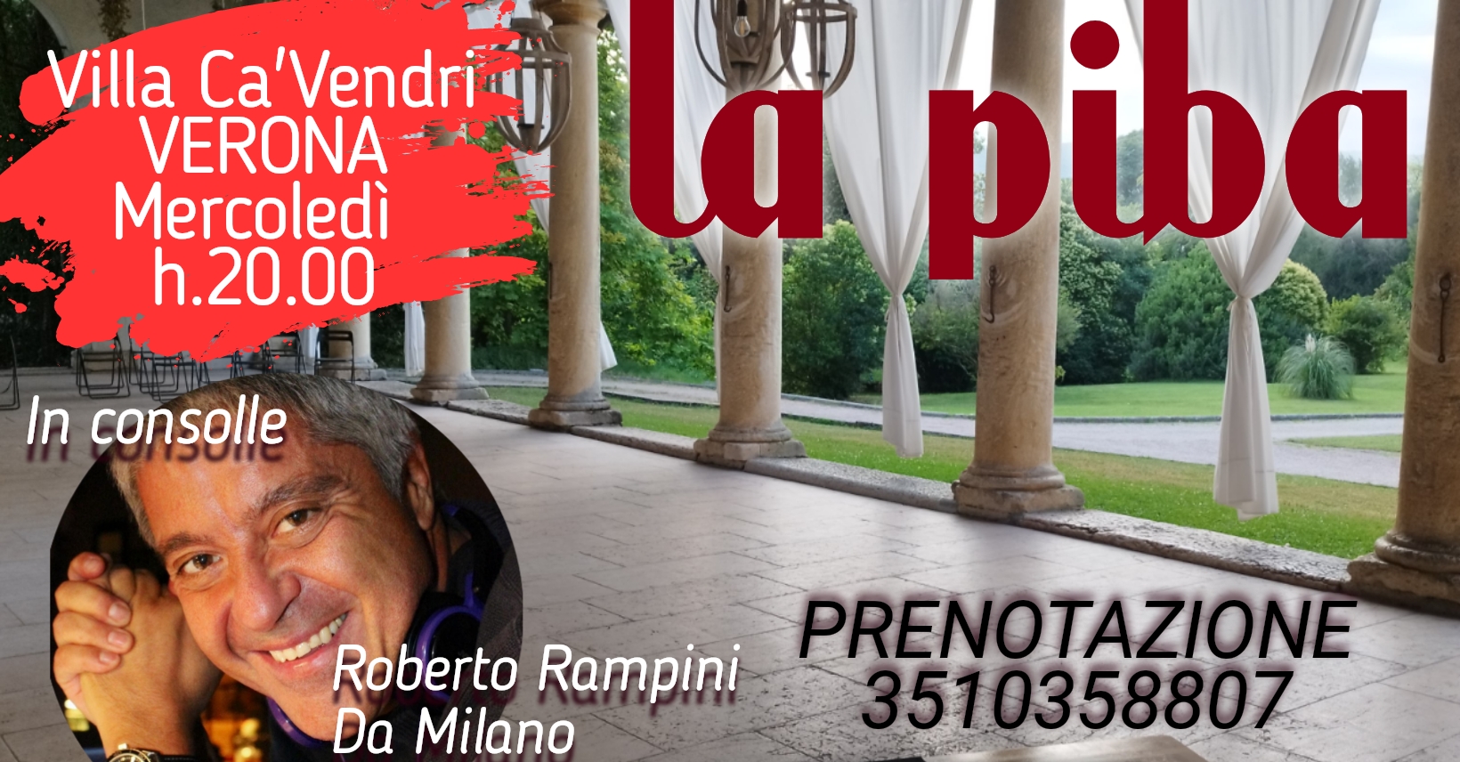LA PIBA, Tango a Villa Ca'Vendri