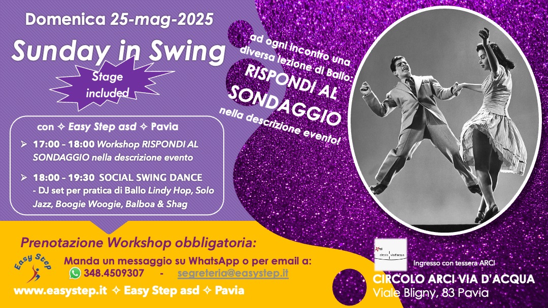 Sunday in SWING, 25-mag-25