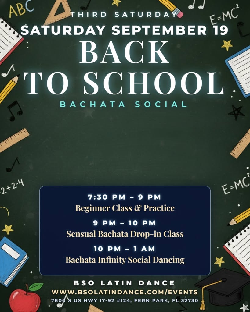 BSO 3rd Saturday Bachata Social