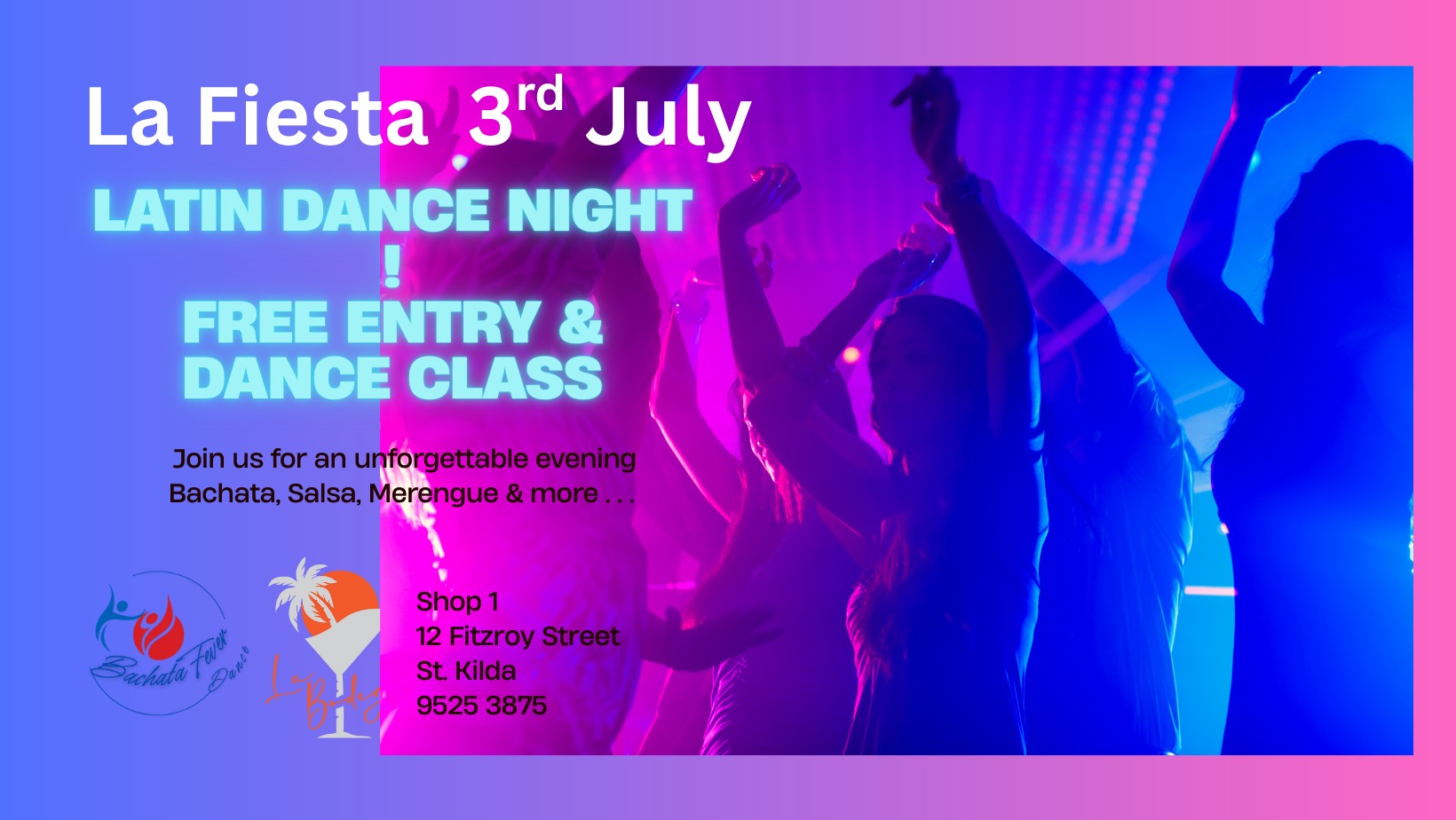 LA FIESTA Bachata Fever Friday Night Social Dancing