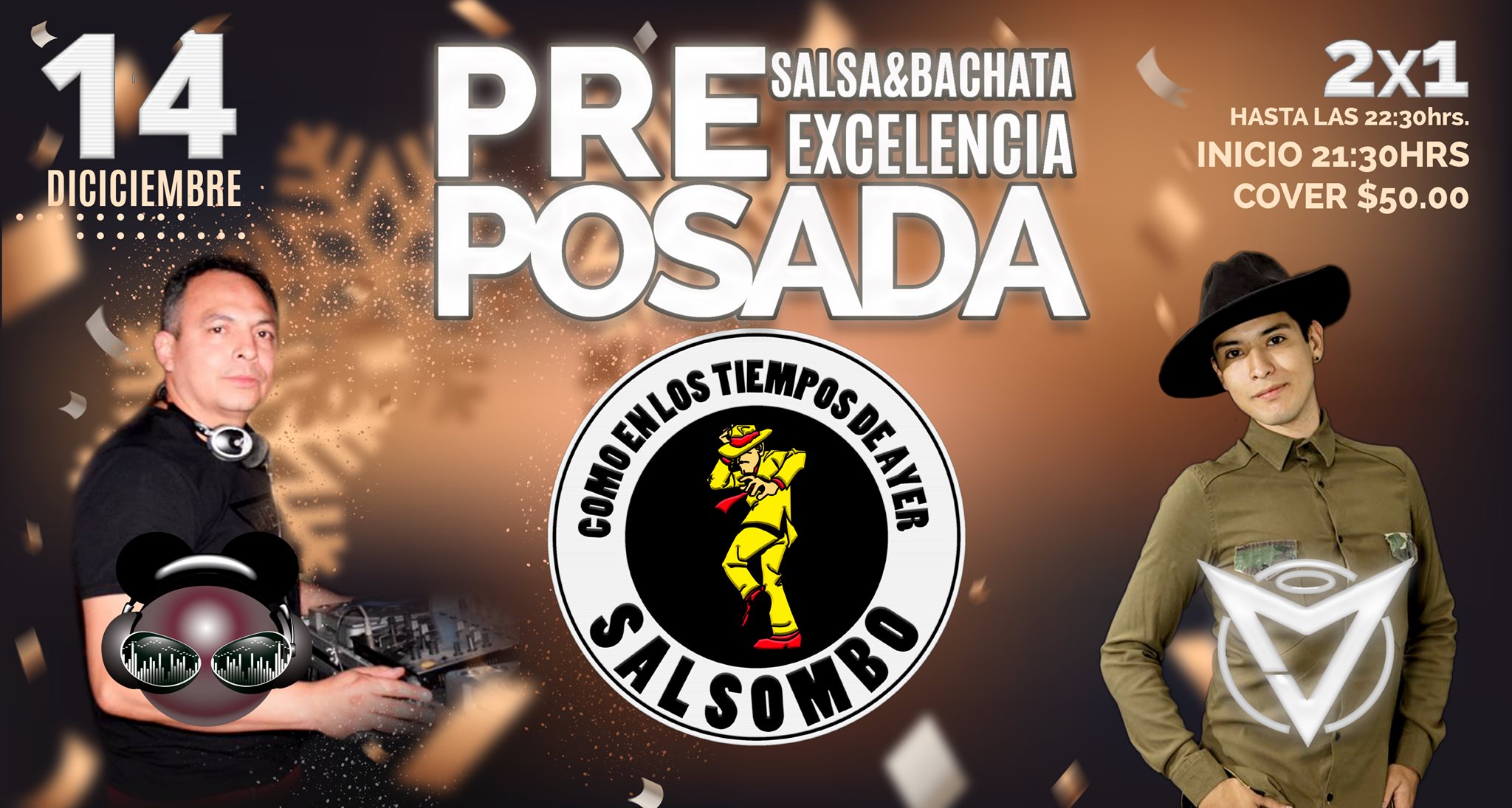 PrePosada Salsa&Bachata Excelencia en Salsombo