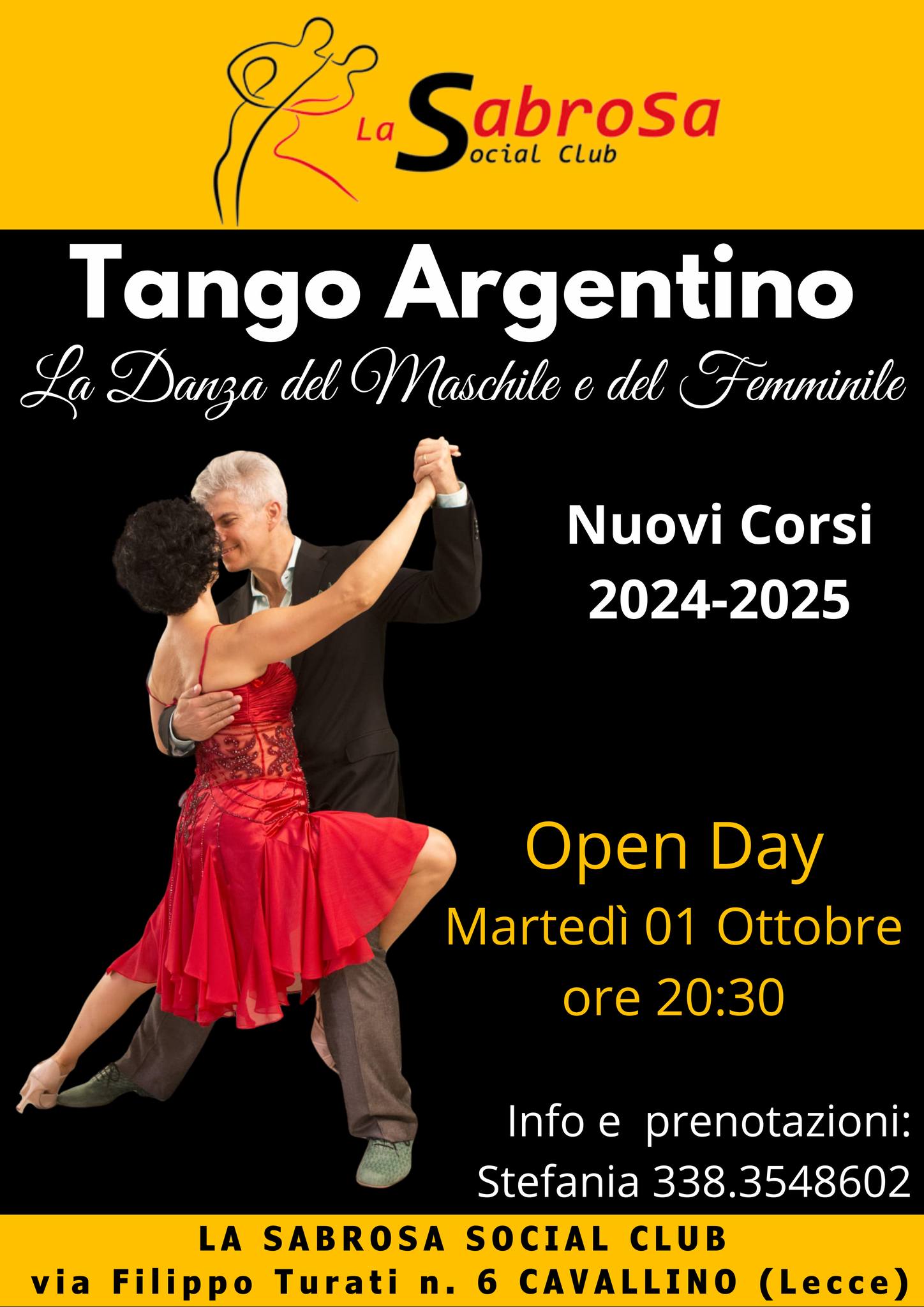 TANGO ARGENTINO_ OPEN DAY ALLA SABROSA SOCIAL CLUB