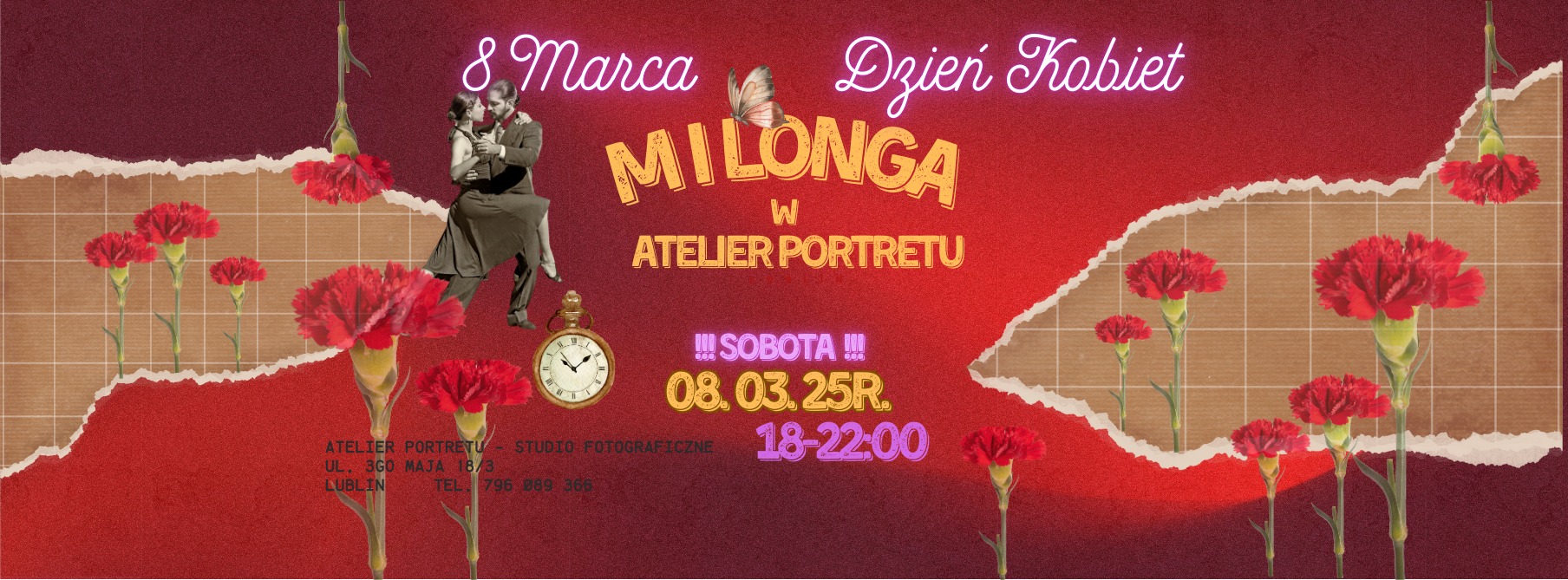 Milonga w Atelier Portretu - Dzień Kobiet