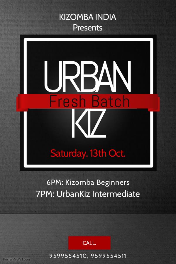 New Kizomba Classes this Oct at Kizomba India